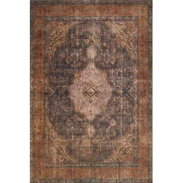 Loloi Loloi Rugs LORELQ-02PLML2339 2 ft. 3 in. x 3 ft. 9 in. Loren Hand Knotted Rug; Plum & Multi LORELQ-02PLML2339 - main